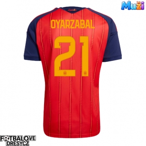 Španělsko Mikel Oyarzabal #21 Domácí Dres MS 2026 Krátký Rukáv